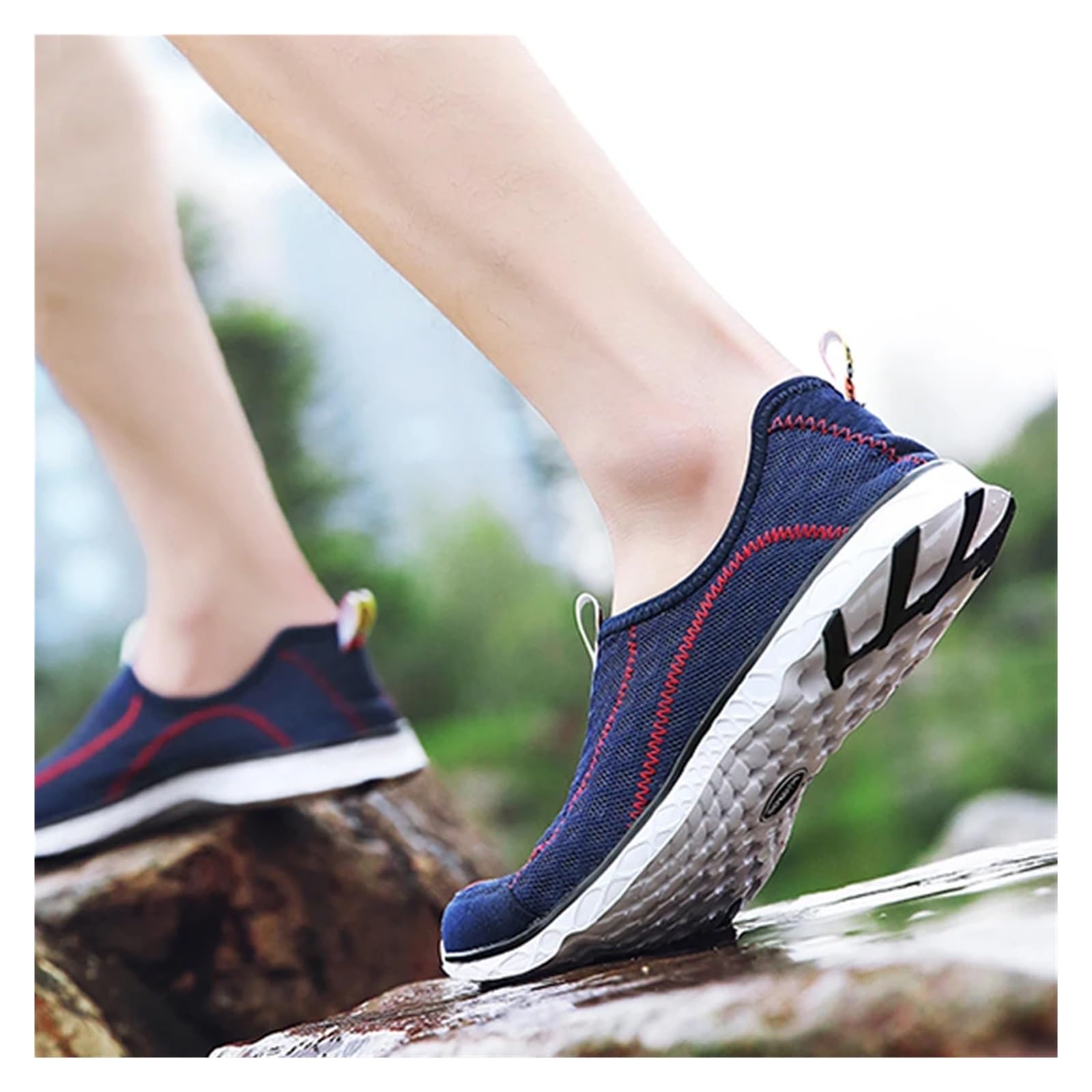Outdoor-Sportschuhe, Netzstoff, atmungsaktiv, watend, schnelltrocknend, für Herren und Damen, Strandschuhe