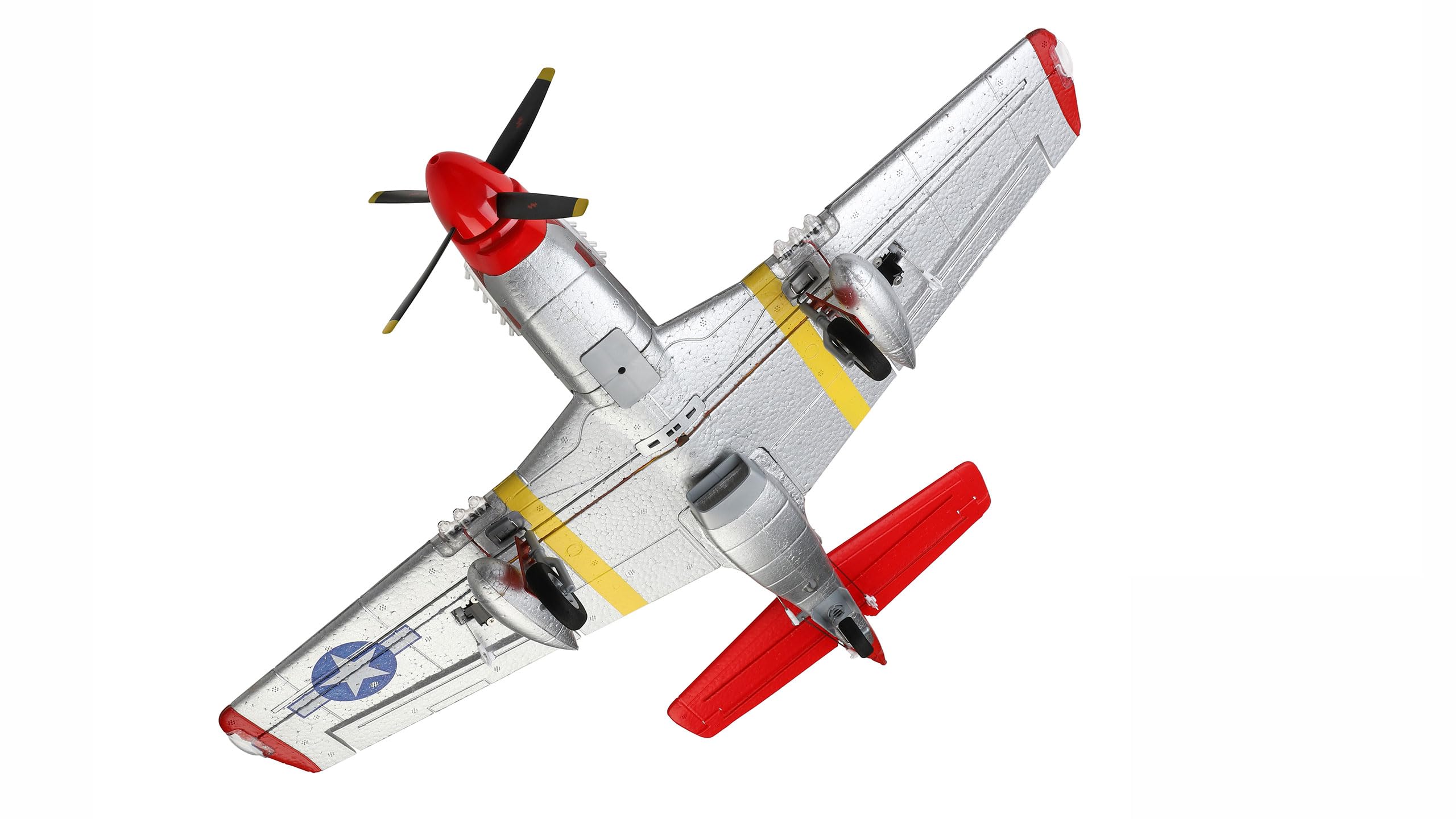 Amewi 24127 AMXFlight P51 4-Kanal 3D/6G RTF, Rot
