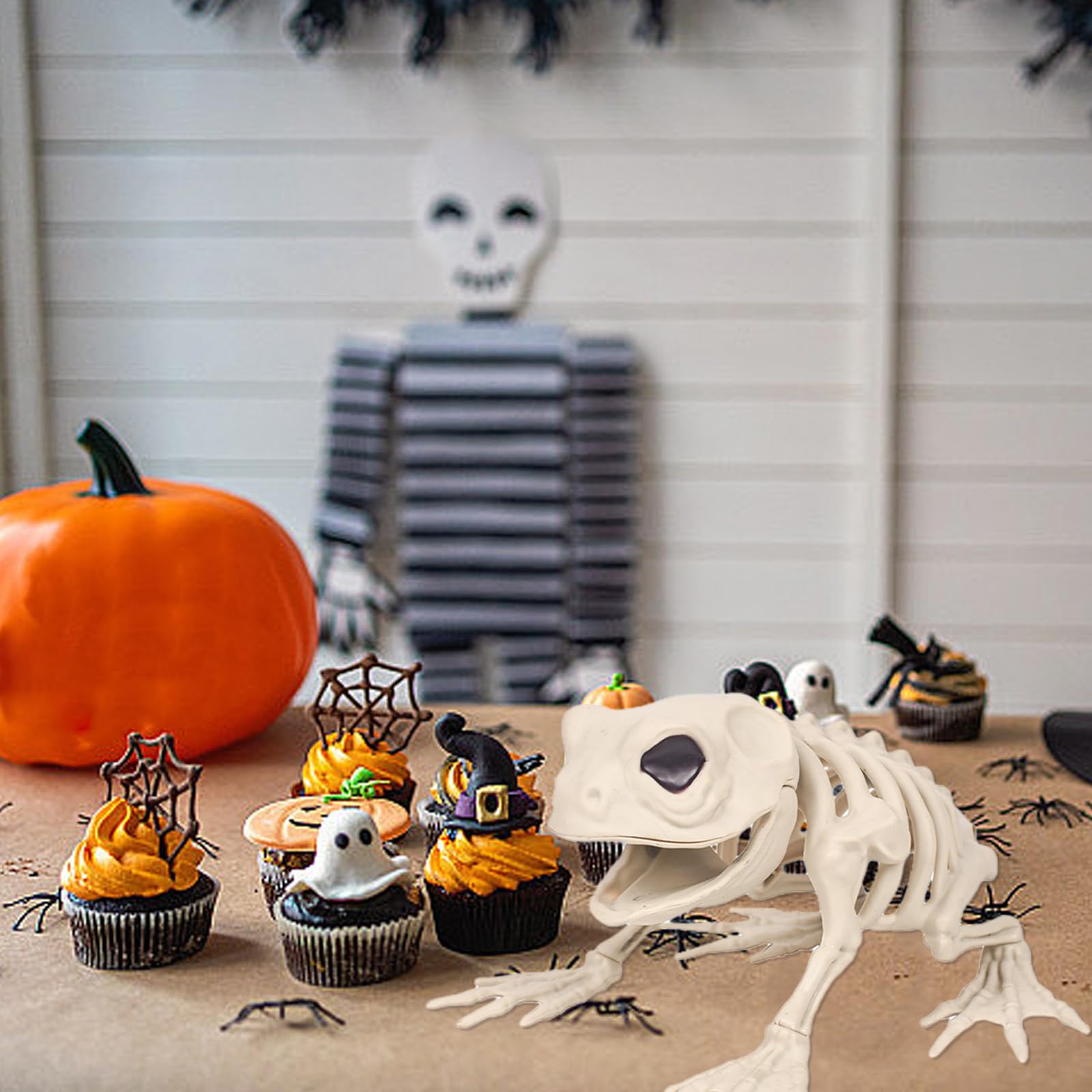 Amazon.co.jp: ichuanyi スケルトン カエル ハロウィン デコレーション