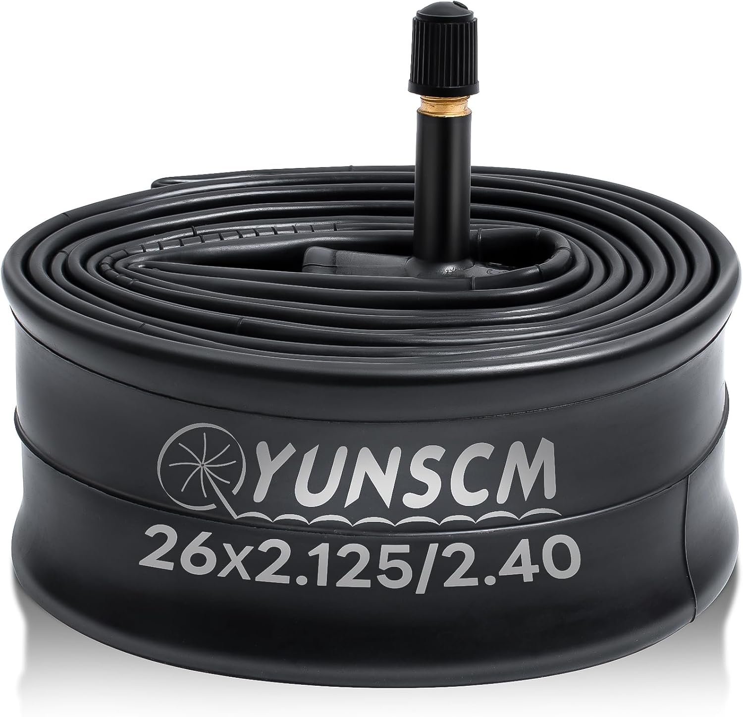 1-PC 26" Bike Inner Tube 26x2.125/2.25/2.35/2.4 AV32MM Schrader Valve（56/64-559） 26" Bicycle Tube Compatible with 26 x 2.125 26 x 2.25 26 x 2.3 26 x 2.35 26 x 2.40 Bike Tire Tube
