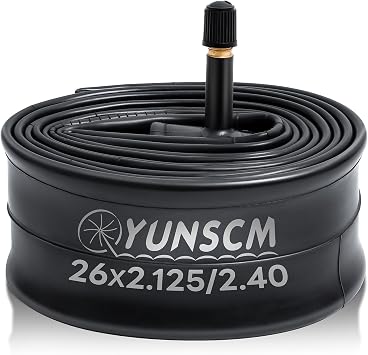 1-PC 26" Bike Inner Tube 26x2.125/2.25/2.35/2.4 AV32MM Schrader Valve56/64-559 26" Bicycle Tube Compatible with 26 x 2.125 26 x 2.25 26 x 2.3 26 x 2.35 26 x 2.40 Bike Tire Tube