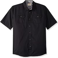 Vista 1 de Wrangler Authentics Camisa tejida clásica de manga corta para hombre