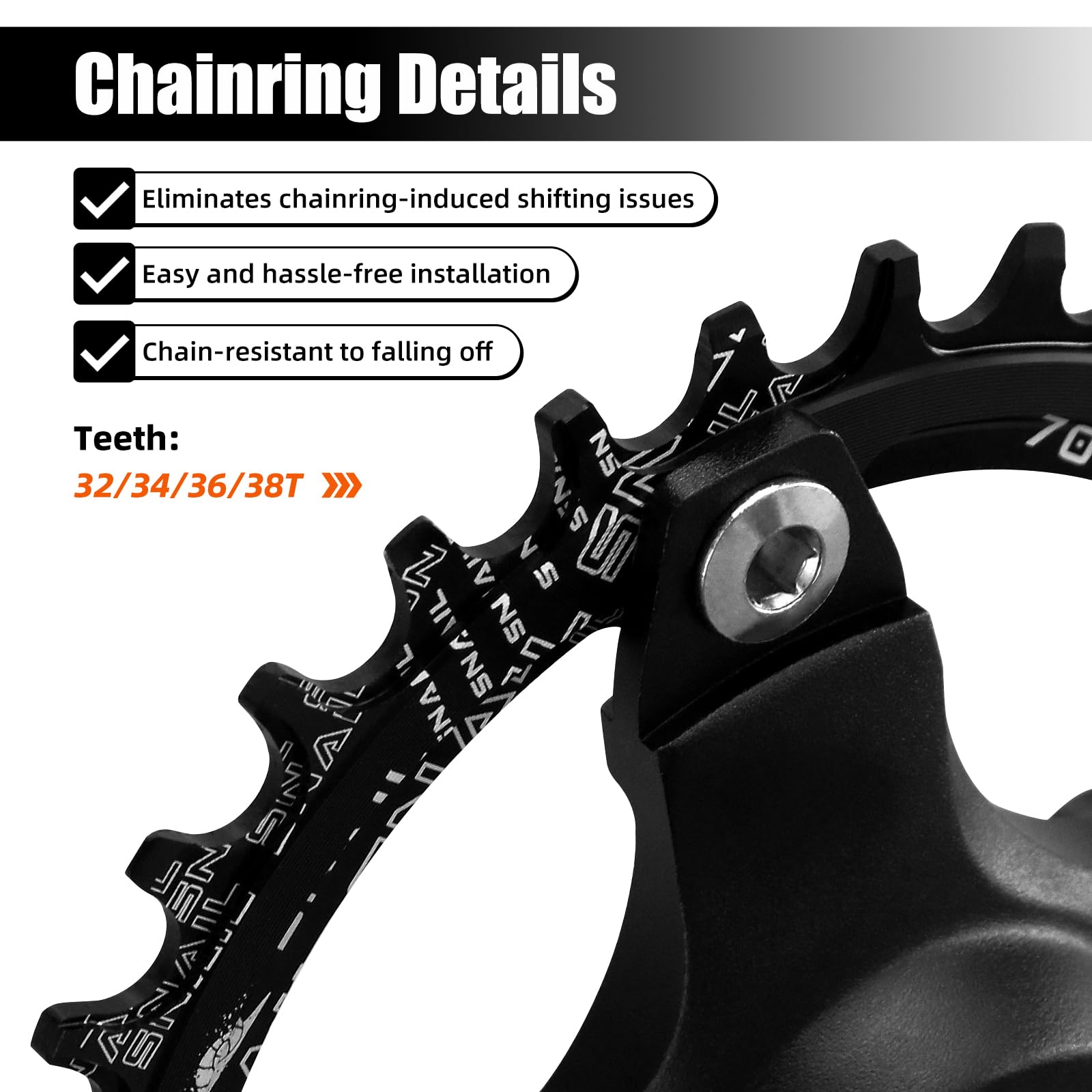 Bielas Cuadradas 170mm Plato 104 BCD 32T 34T 36T 38T Manivela MTB Compatible Shimano SRAM FSA