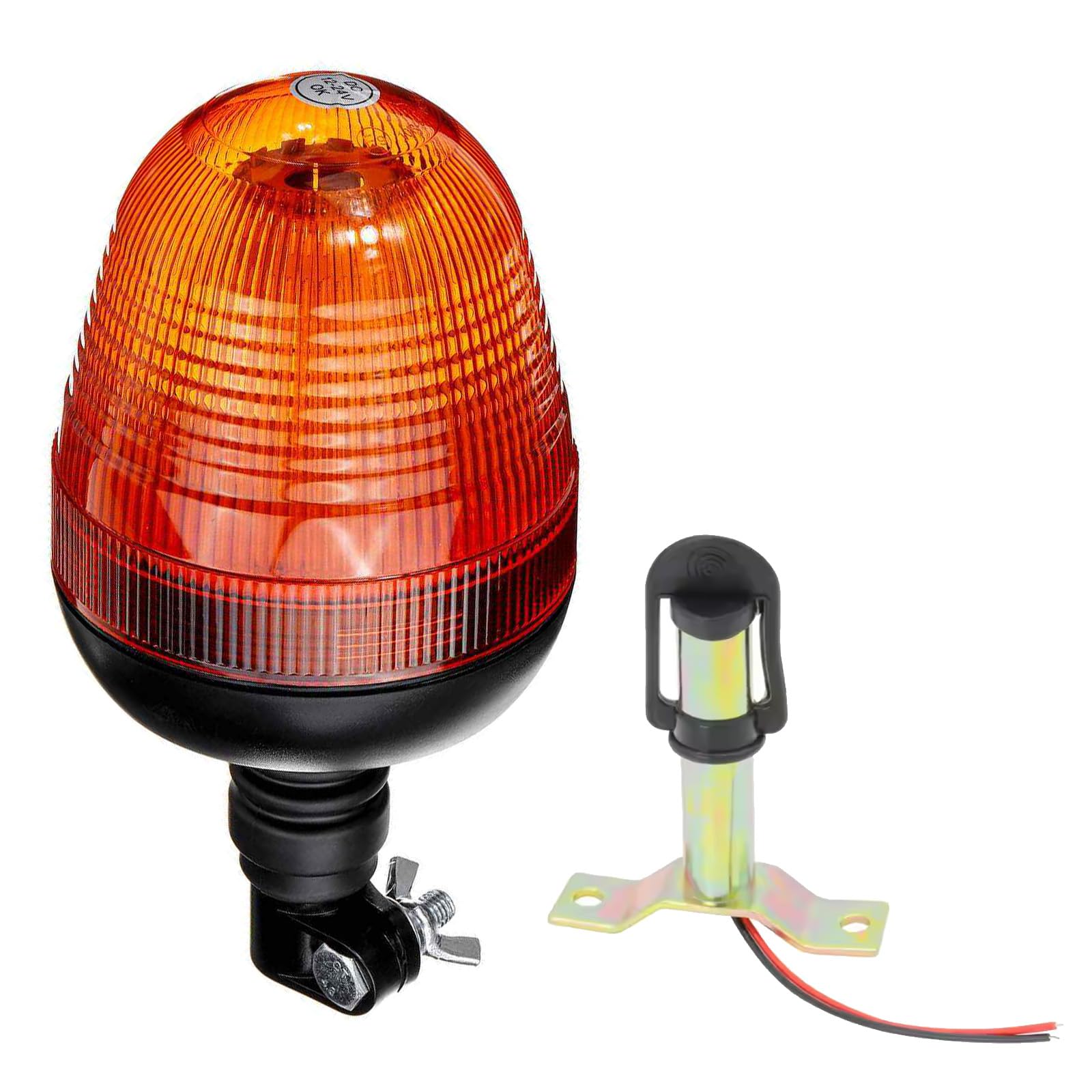 60 LEDs Rundumleuchte Led 12V 24V Traktor mit Halterung 3 Modi Kompatibel mit John Deere Traktor, LKW, SUV und Boot (Montagehalterung mit Y-Form)