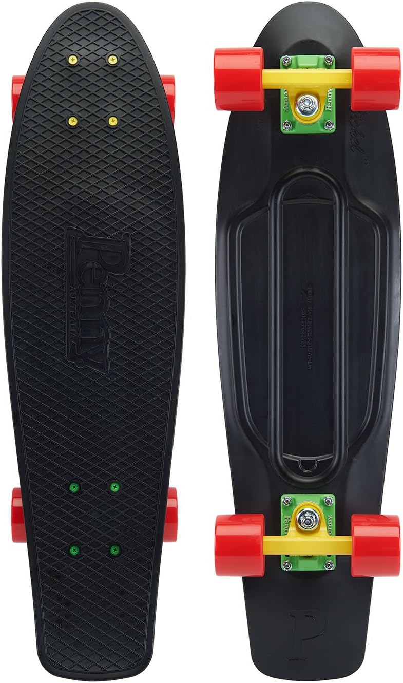 27 Inch Rasta Penny Board, The Original Plastic Skateboard