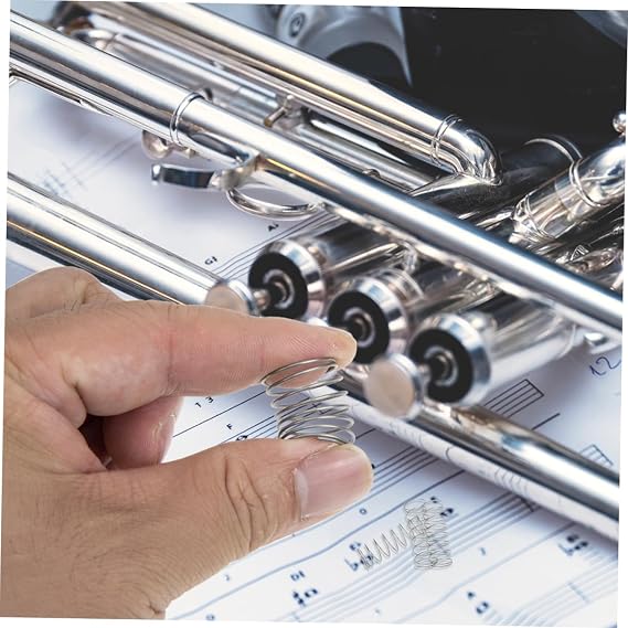 6pcs Euphonium Spring Replacements for Trumpet Button Springs Musical Instrument Accessories for Trumpet Repair