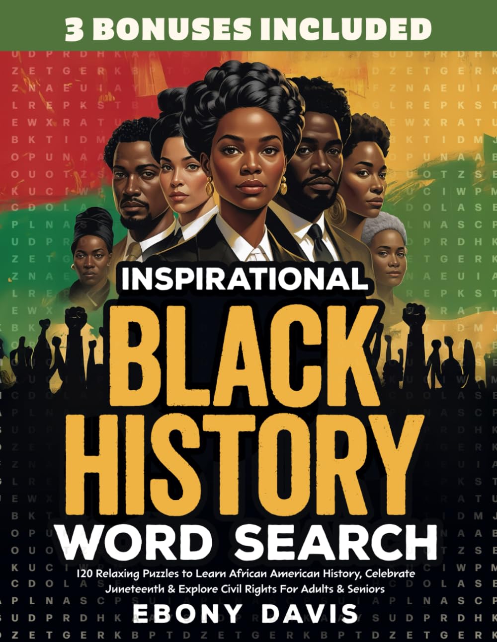 Inspirational Black History Word Search: 120 Relaxing Puzzles to Learn African American History, Celebrate Juneteenth & Explore Civil Rights For Adults & Seniors (Gift Books)      Paperback – Large Print, October 15, 2025