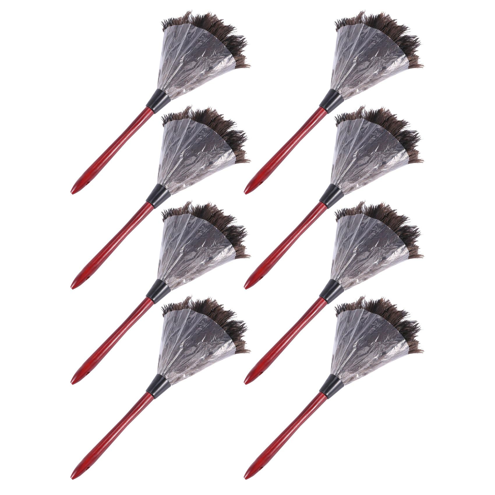 Hndhbfgrt 8X Ostrich Cleaning Duster Ostrich Duster Ostrich Duster Soft Feathers Duster