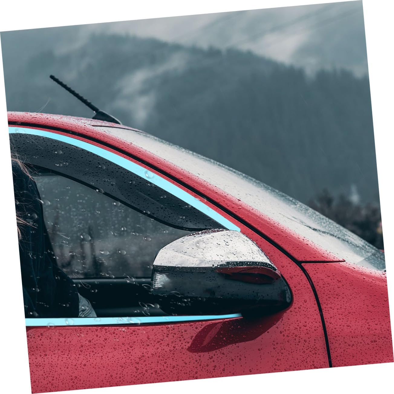 Sosoport Automotive Chrome Trim Molding Strips Self Adhesive Scratch Protective for Car Doors Windows Bumpers Durable Easy to Install Trim for Vehicle Body Protection