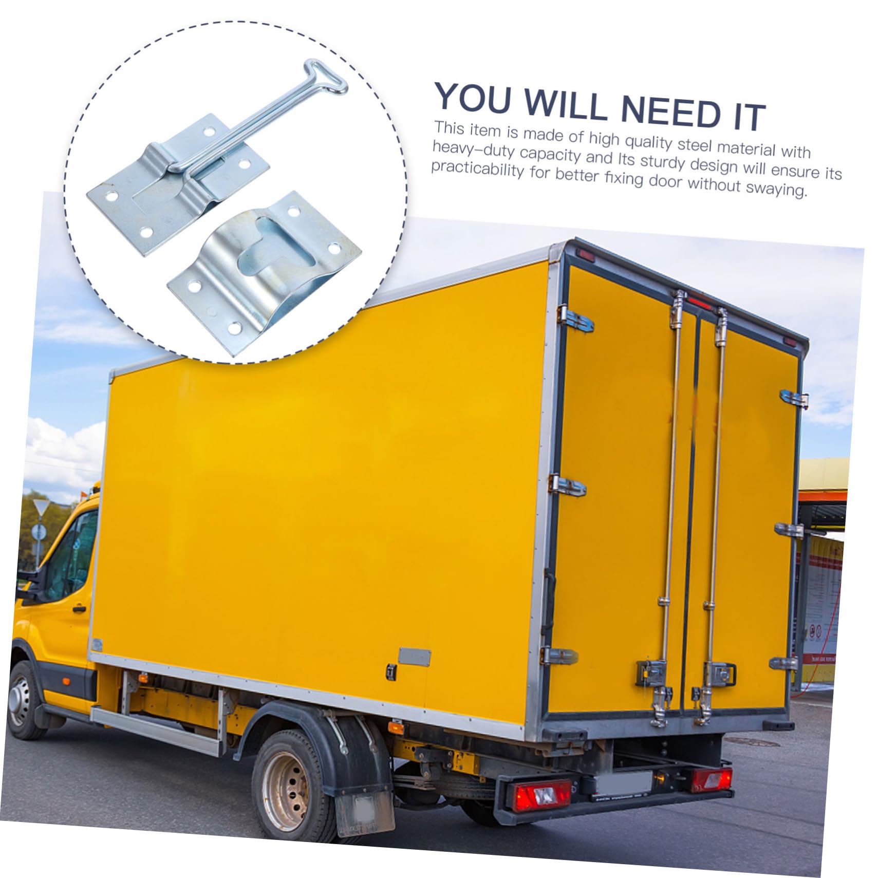 DOITOOL 3pièces Style Entry Door Catch Acier Pour Camping-car Loquet De Porte Et Support De Retenue Pour Remorque Et Véhicules Utilitaires