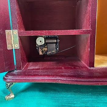 【新品】アンティーク　昭和　レトロ　オルゴール付きジュエリーボックス SANKYO オルゴール付きアンティークジュエリーボックス - メルカリ