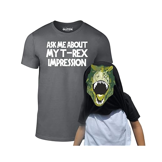 Reality Glitch T-Shirt Ask Me about My T-Rex Umblättern