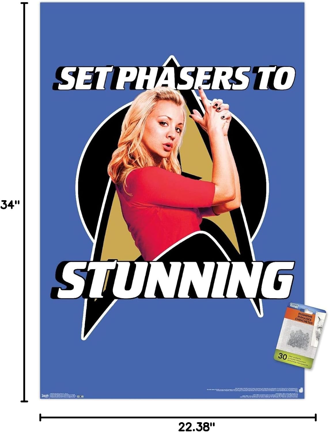 The Big Bang Theory - Penny Wall Poster with Push Pins image 5