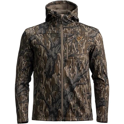 SCENTBLOCKER Shield Series Silentec Midweight Jacket, Camo Hunting Clothes for Men