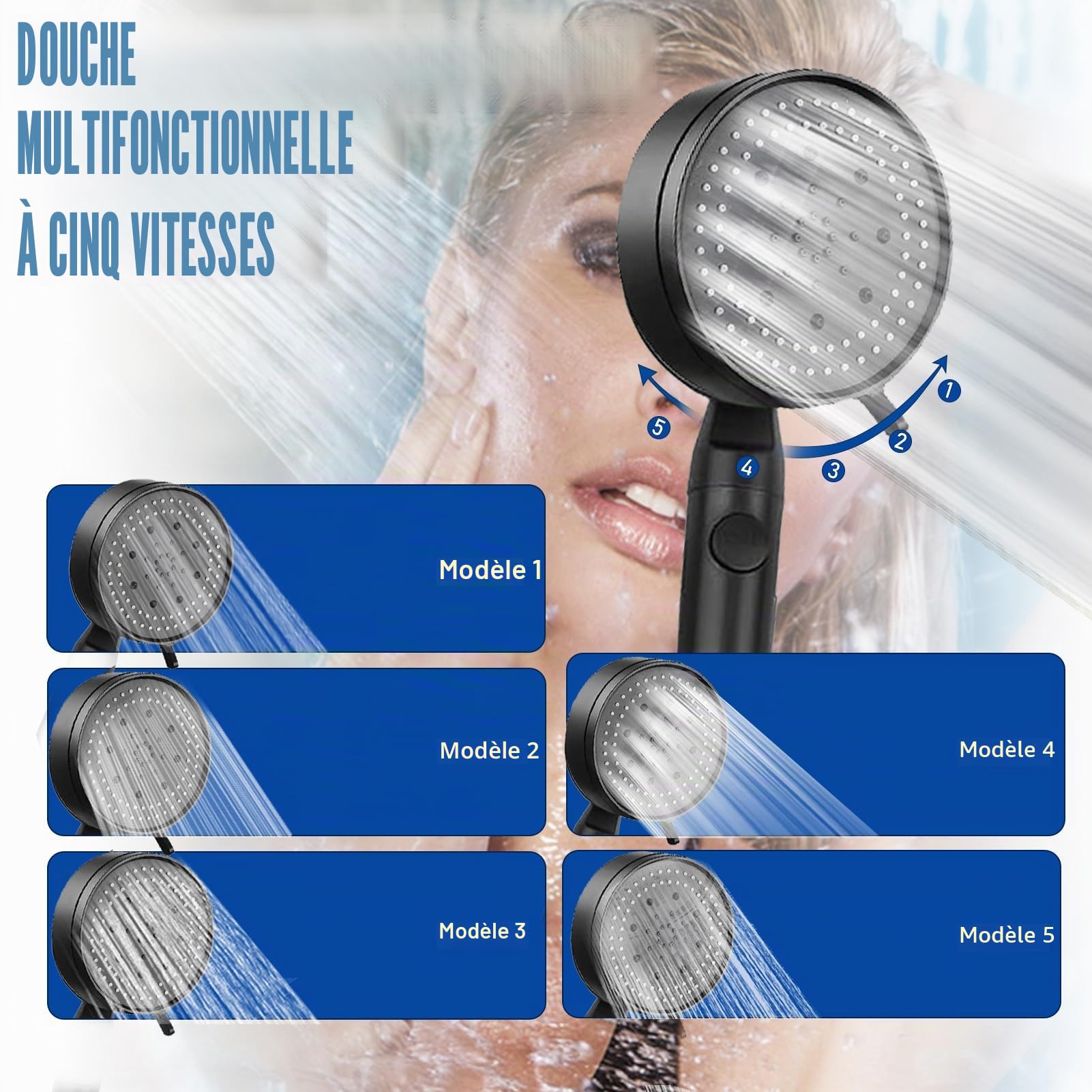Chauffe-eau Gaz, Chauffe-eau Instantané Gaz 16L pour Camping Car, Caravane, Extérieur, 68000 BTU, Puissant et Économe en Énergie, Design Portable avec Pomme de Douche (1)