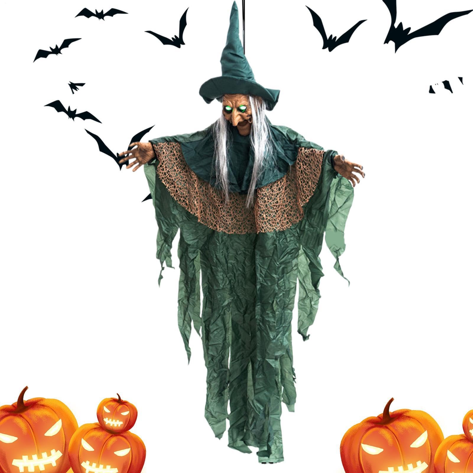 Dekoracja Halloweenowa Animowane Latające Straszne Ozdoby Imprezowe