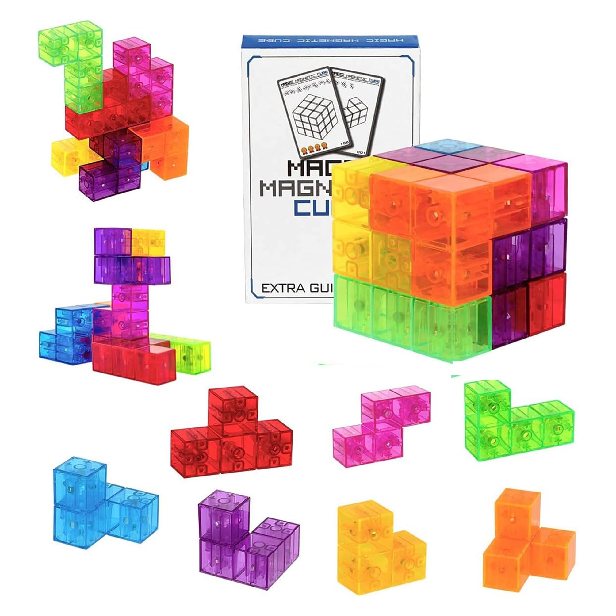 Amazon | マジックキューブ マグネットブロック 立体パズル