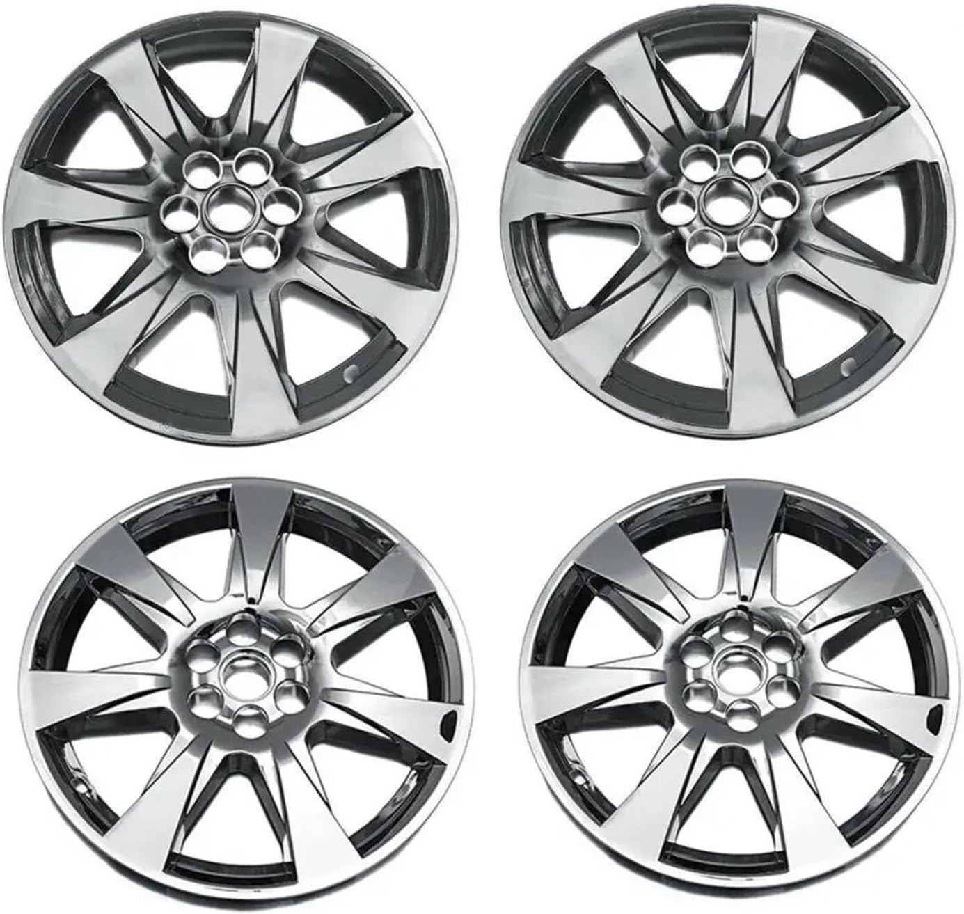 4PCS 20" Hub Caps, Compatible With Cadillac SRX 2010-2012 Wheel Cover Hub Caps Rim Cover Vehicle Car Exterior Tyre Tire Trim Accessories