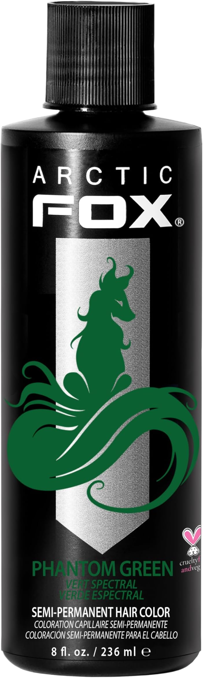 Arctic Fox 100% ヴィーガン Phantom Green 236 ml セミパーマネント・ヘアカラー