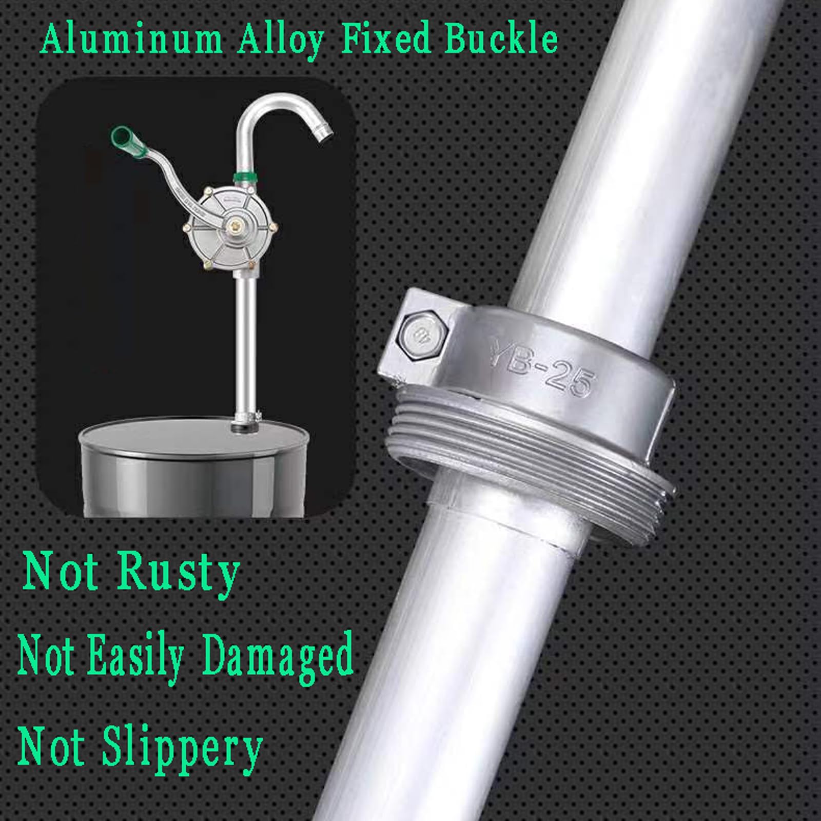 CARLKEMIAN 55 Gallon Drum Pump, Barrel Pump, Hand Fuel Pump, Oil Pump for 55 gallon drum, 50, 5, 15, 30 gal drum