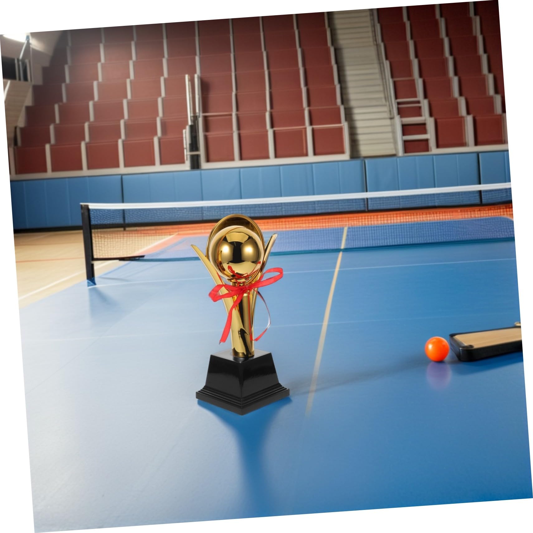 Toyvian Premio Sportivo in Metallo per Gare di Calcio e Basket | Finitura Oro, Struttura in Metallo e Plastica, per Studenti e Giovani, Tornei Scolastici e Competizioni Giovanili