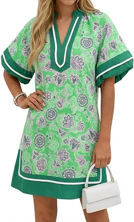 Wenrine Women's Womens Summer Mini Dress Soft
