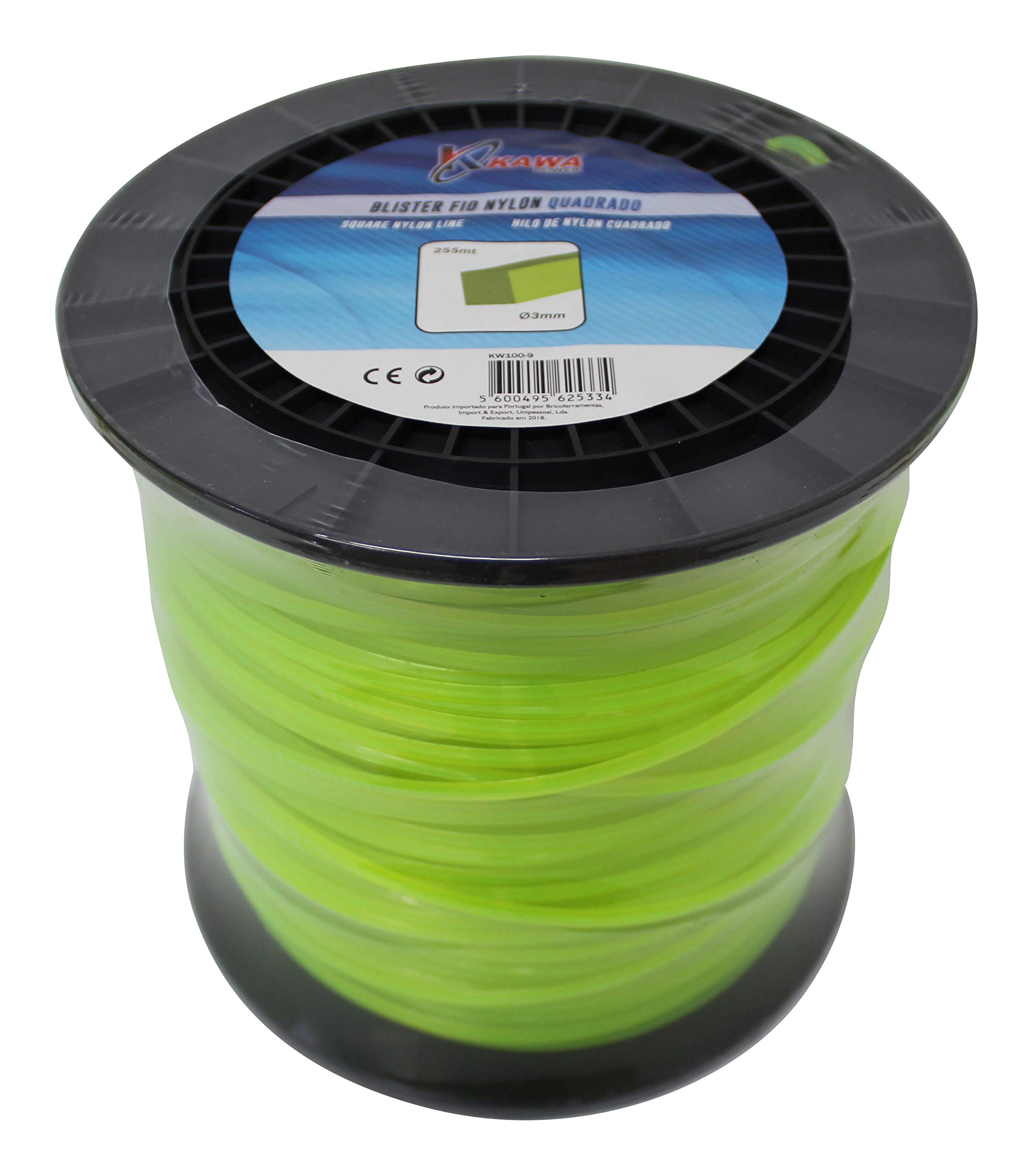 KawapowerKW100-9 Nylon String Trimmer 3MM 255MT Square