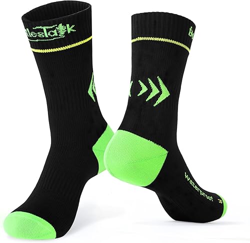 Miniatura 2 de BOTTLESTALK AFFORDABLE SUSTAINABILITY Paquete de 2 calcetines impermeables, perfectos para deportes, escalada, esquí, kayak, pesca, senderismo,