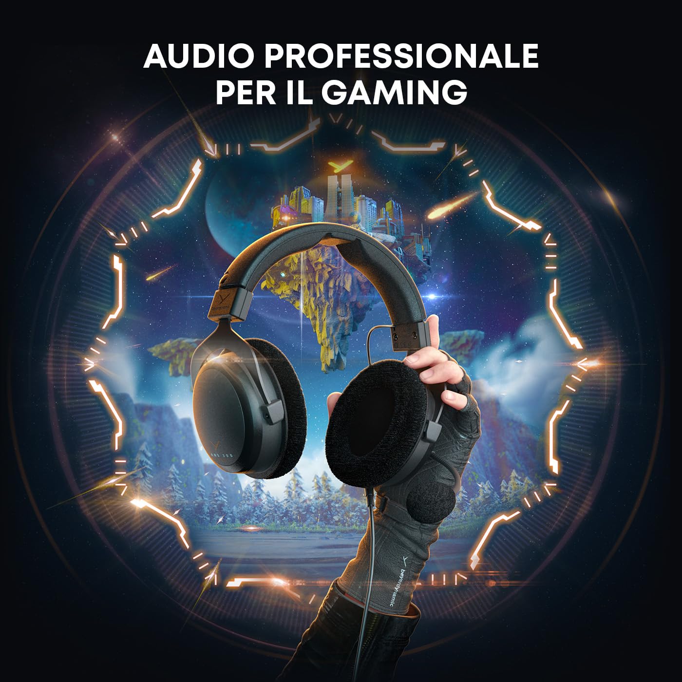 beyerdynamic MMX 300 PRO cuffie da gioco con driver STELLAR.45 e microfono a condensatore, cuffie da gioco cablate