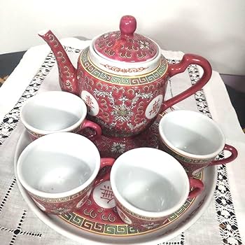 中国景徳鎮製 急須 セット 中国茶器 中国景徳鎮製 急須 セット 中国