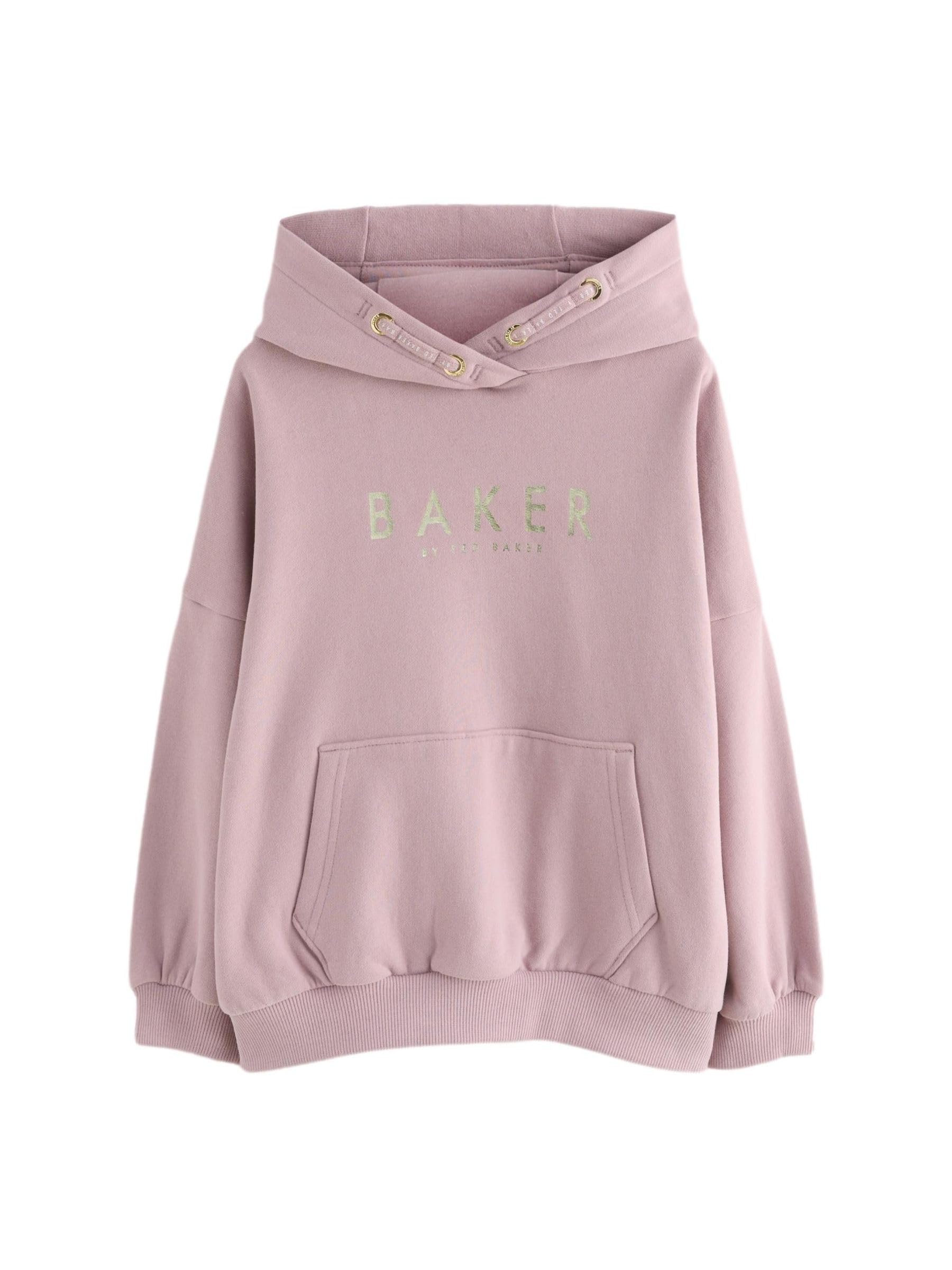 Niñas Sudadera con Capucha Extragrande con Estampado en la Parte Trasera