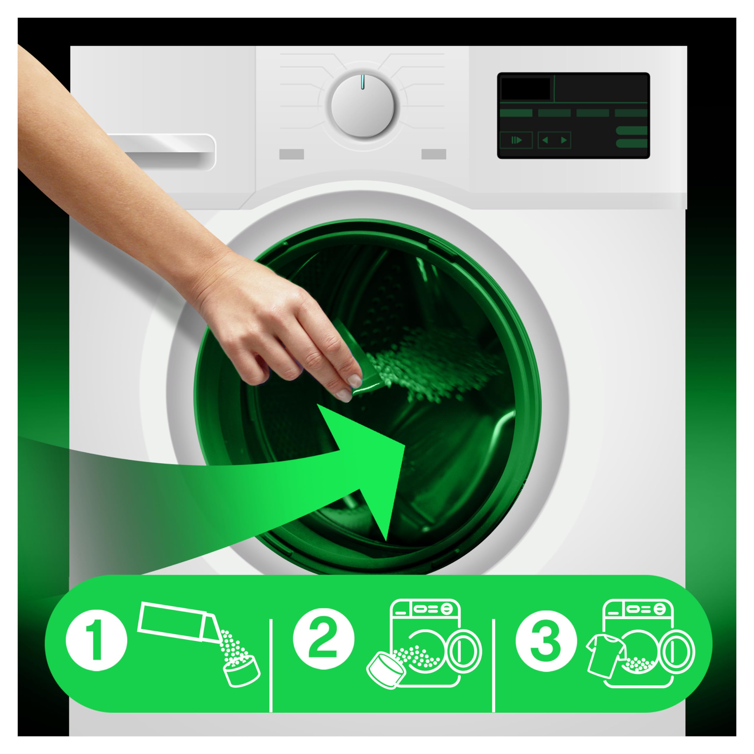 Ariel All-in-1 PODS Flüssigwaschmittel-Kapseln 76 Waschladungen + Lenor Unstoppables Wäscheparfüm Duft von Ariel 300g
