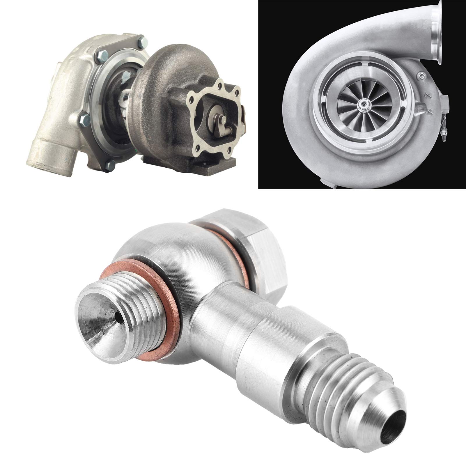 aqxreight - ogranicznik podawania turbo, M11x1,0 do 4AN 1,0 mm ogranicznik podawania turbo ze stali miękkiej pasuje do GT2871 GT3071R