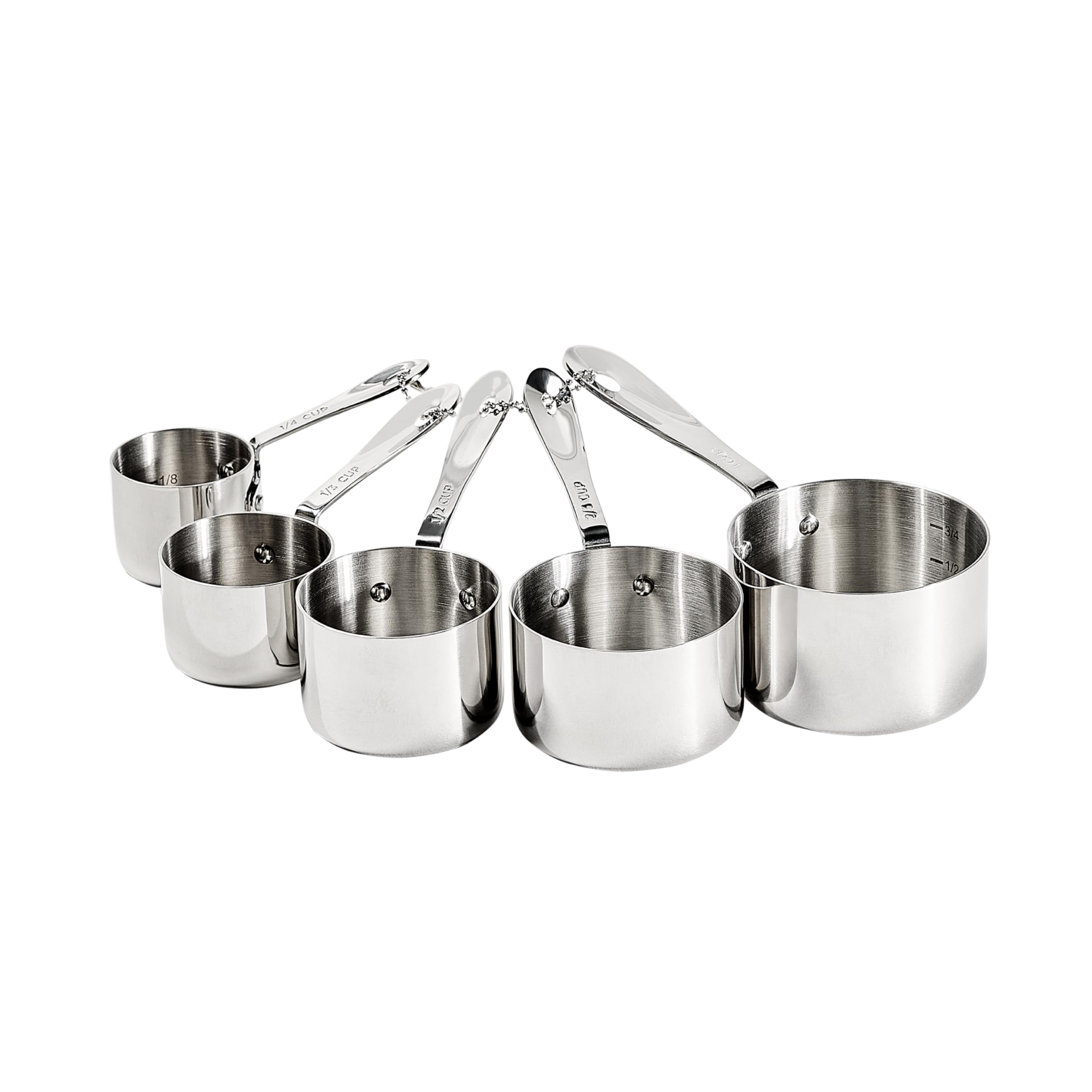 Stainless Steel 5-Piece Measuring Cup Set, Kitchen Tools, 5 piece