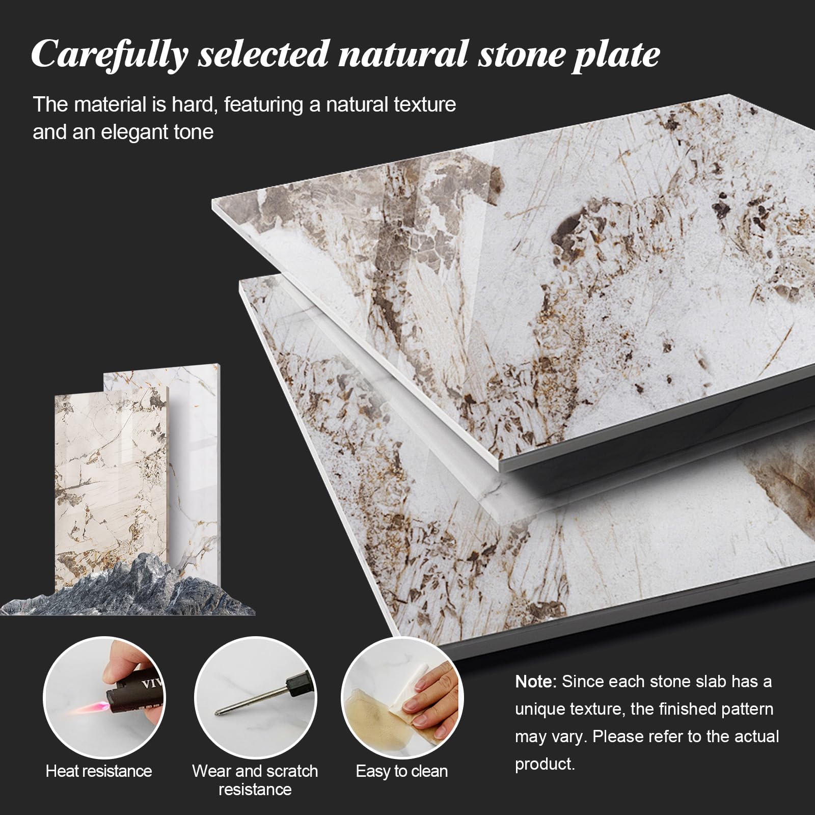 Mesa Consola de Lujo para recibidor, Mesa de Entrada Moderna, Mesa Consola Estrecha de mármol con Base de Metal para Pasillo, Sala de Estar, vestíbulo, 31.5" x 39.4" x 47.2" x 59.1" de Ancho