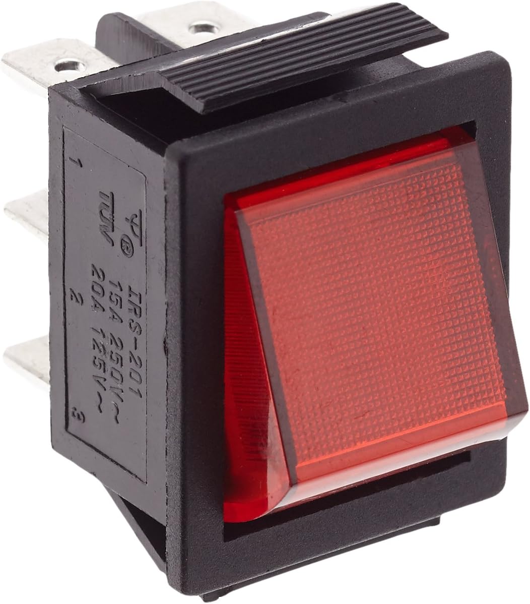 Vs Electronic 300011 Rocker Switch, 202 1 A1, 2xUM 6 pin