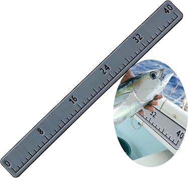 Fish Ruler for Boat 40"/48" with Backing Adhesive Fish Measuring Sticker Foam Fish Measuring Board for Fishing Boat, Cooler, Kayak, Yacht Fish Ruler Boat Accessories