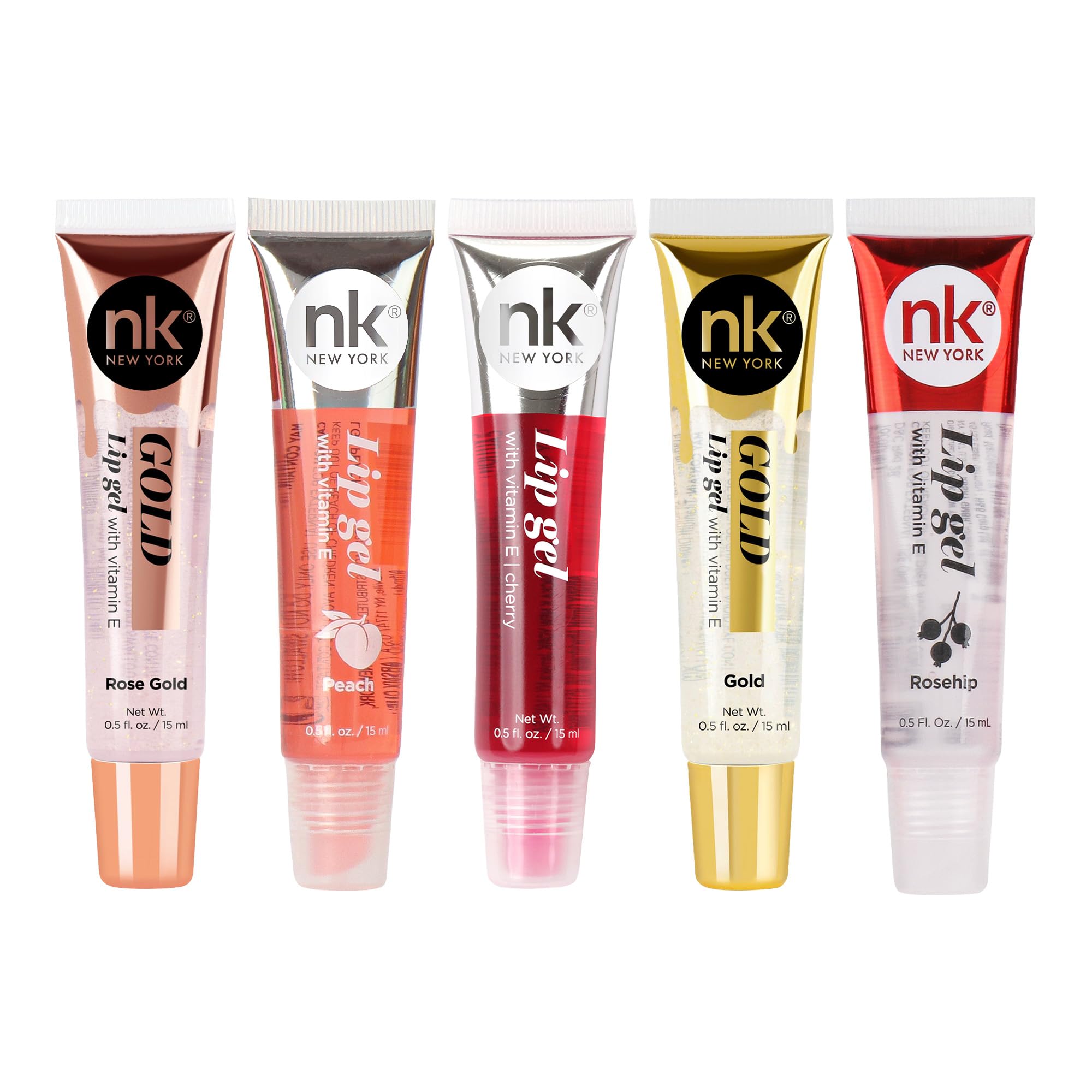 NICKA K NEW YORK Lip Gel, Hydrating, Lightweight, Glides on Effortlessly, Non Sticky Finish Lip Gel Colors AMZ026