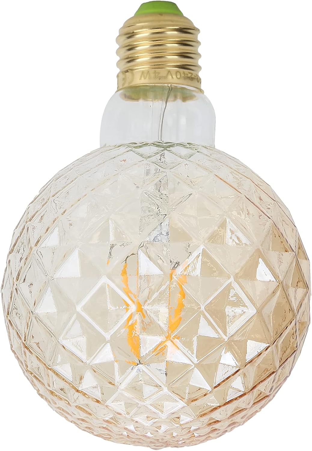 Garosa G95 LED Bulb E27 2700K 360LM Glass Vintage Light Bulb Warm White for Living Room Bedroom Decorative Filament Lamp Gold Finish