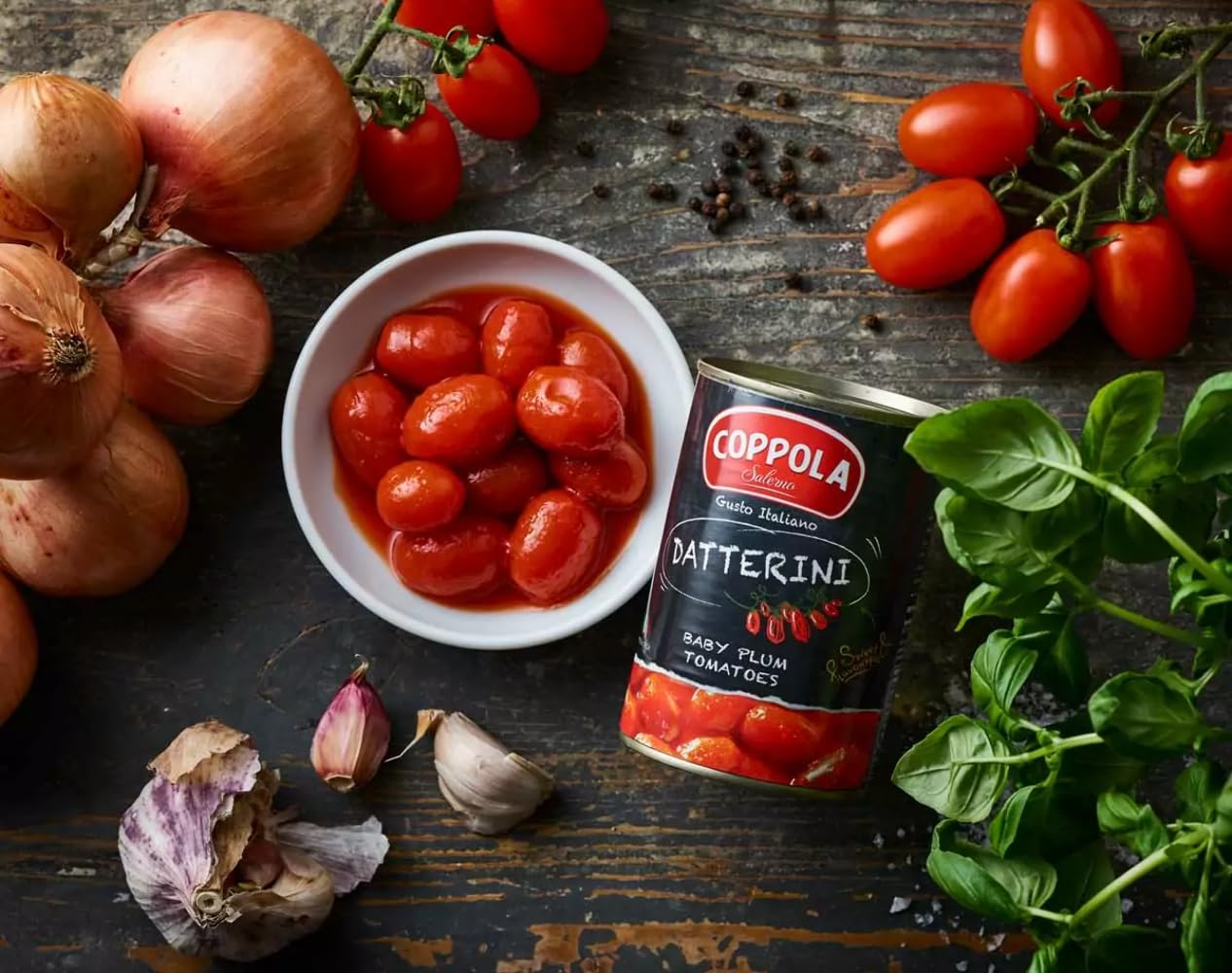 Coppola Datterini, Tomates Datterini 400g (Caja de 12)