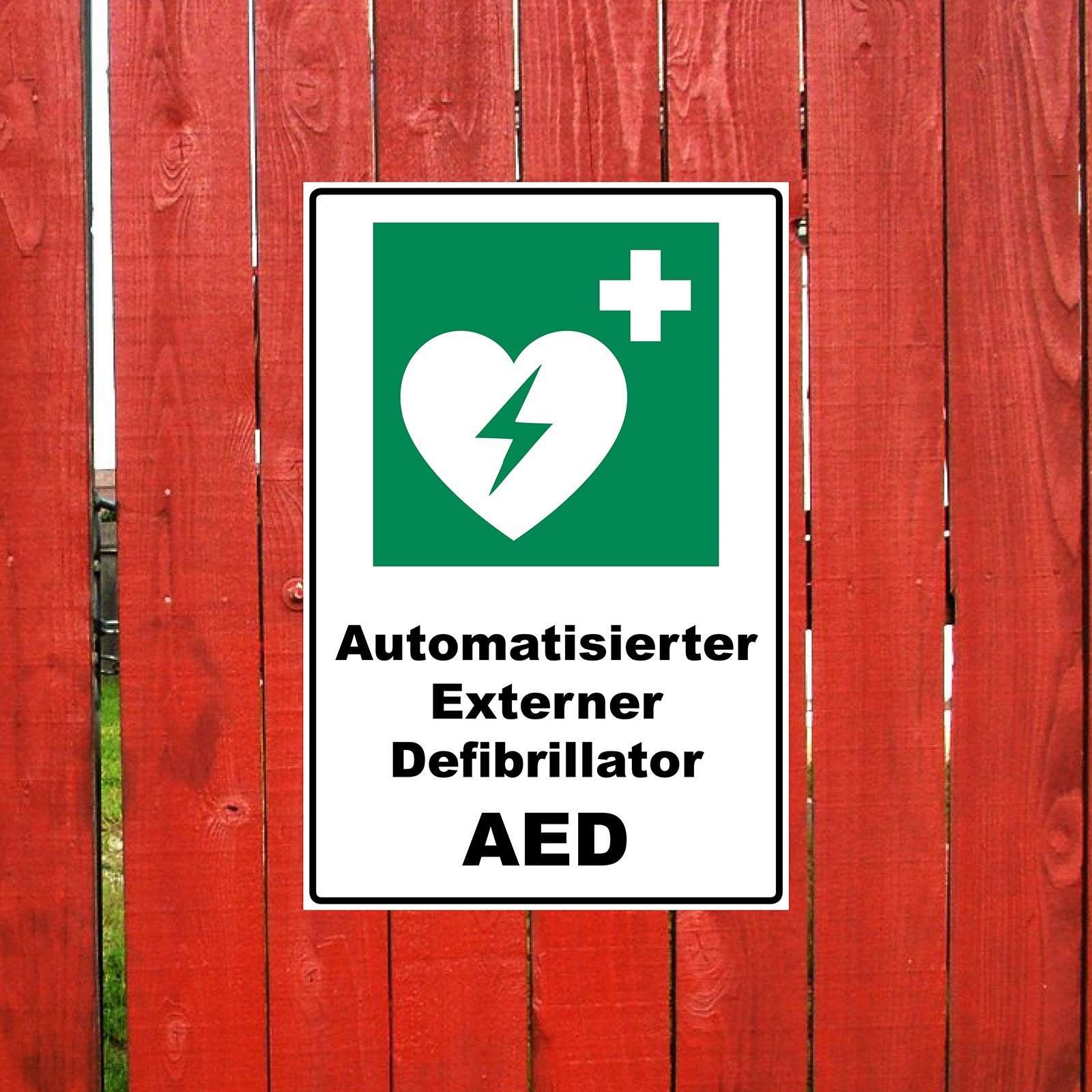 AED Inspektion Tags Von Accuform - 25 Stück, Rot/schwarz Auf Weiß, 14.6x8.3 Cm