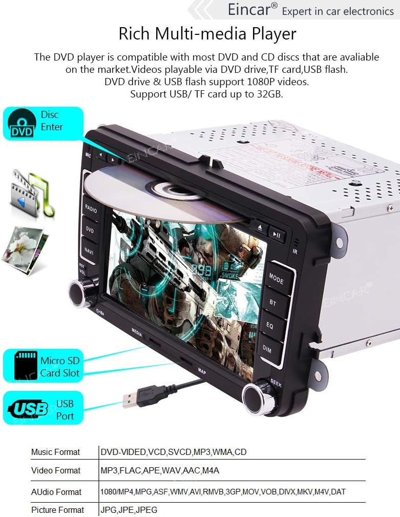 Flаѕh Dеаlѕ - 70% оƒƒ 2 Din Car Stereo with Bluetooth Radio 7 Capacitive Touchscreen Double Din GPS Car DVD CD Video Player with Backup Camera Audio FM AM RDS Receiver Navigation System Support USB SD Canbus