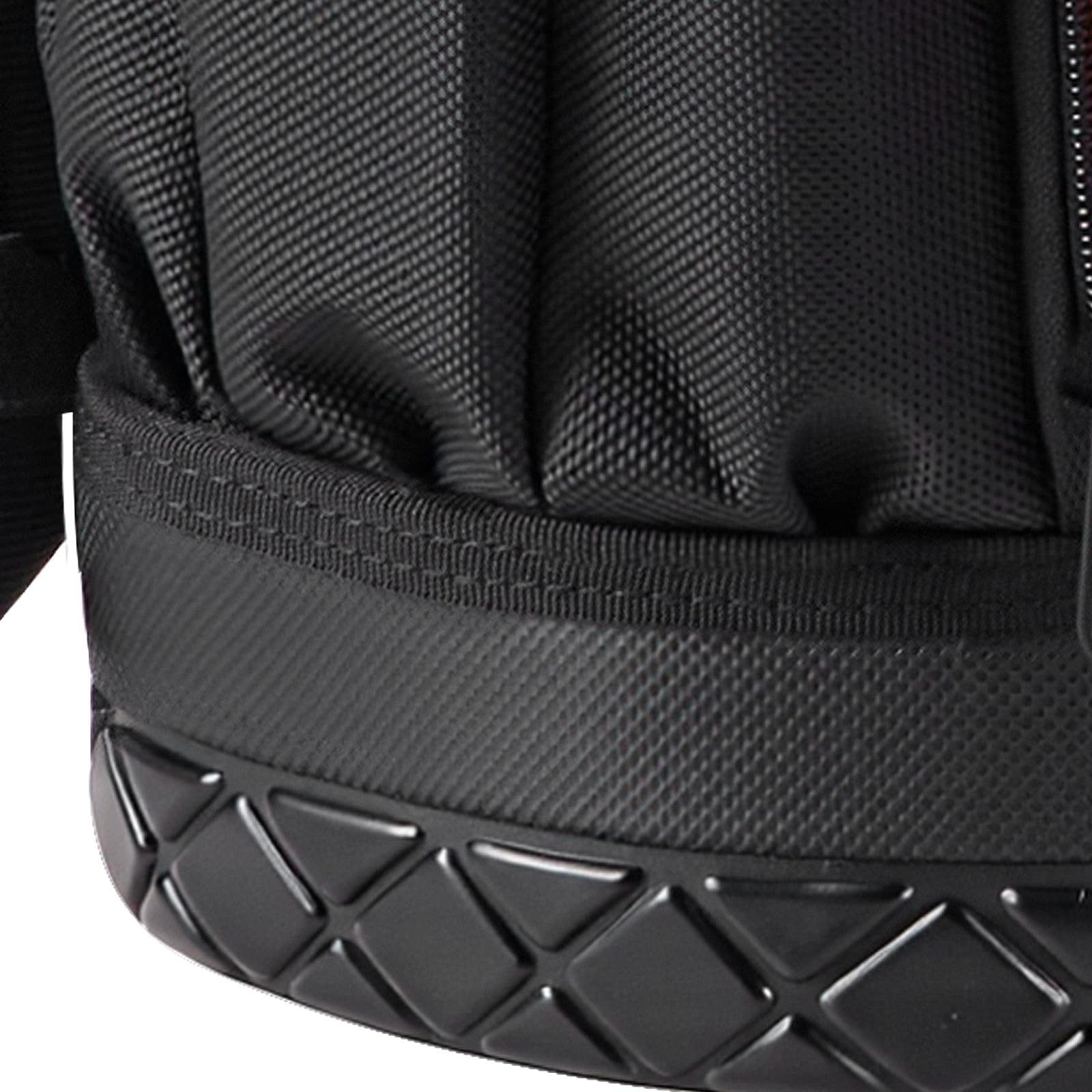 VEVOR Zaino Portautensili, 65 Tasche, per Attrezzi Pesanti, Zaino da Lavoro con Scomparto per Laptop e Base Sagomata, Borsa da Cantiere per Elettricisti, Riparatori e Tecnici HVAC Nero Arancione