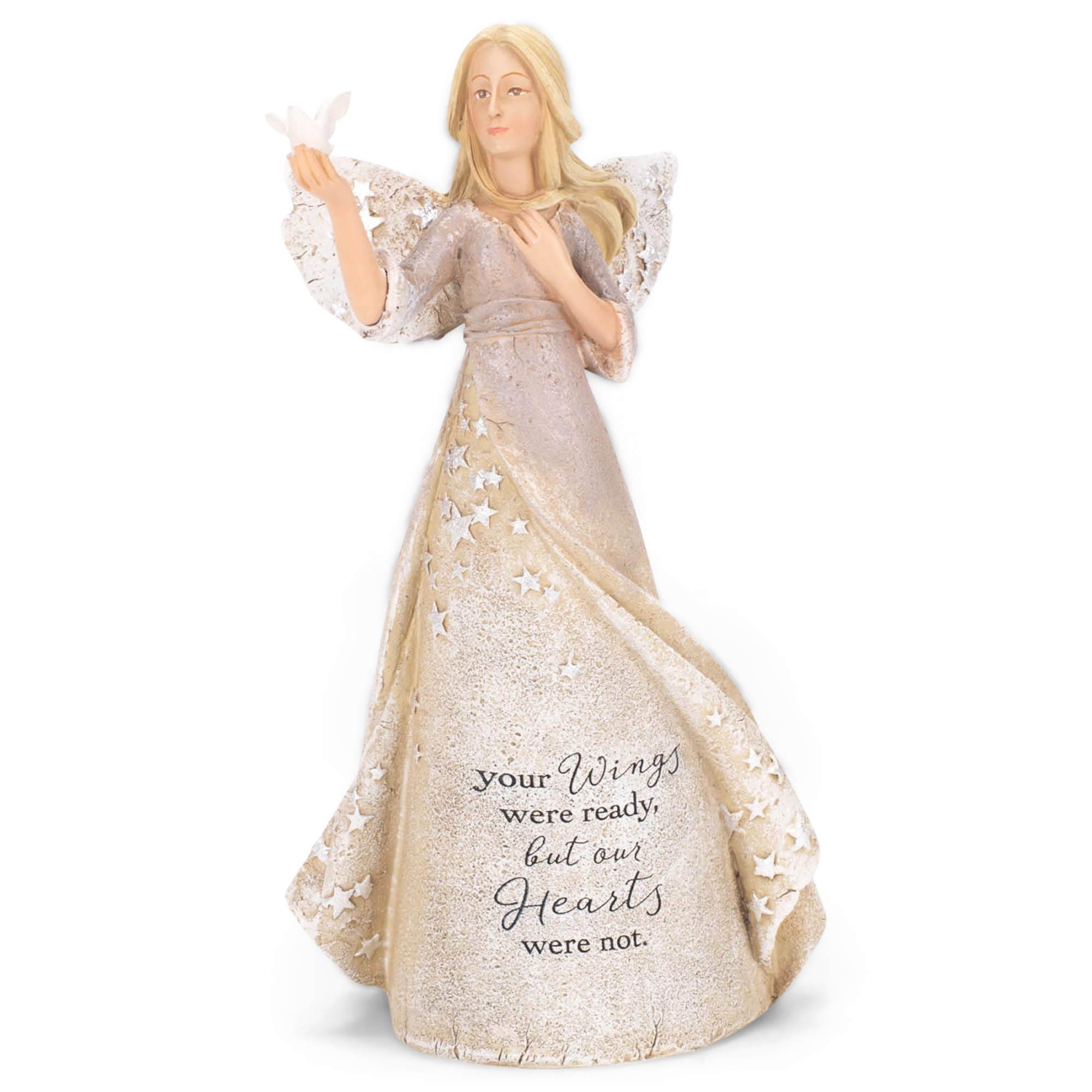 Ange de deuil inspirant religieux de 21cm pour offrir en souvenir