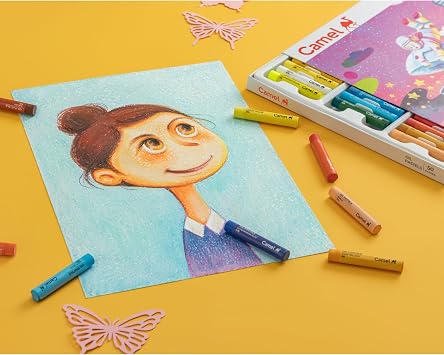Camlin Kokuyo Oil Pastel Crayons Color 50 Shades Assorted Colours