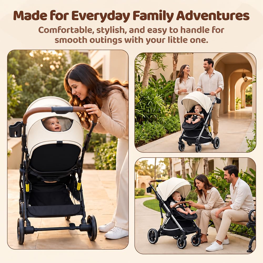 StarAndDaisy Coballe Stroller - Lightweight & Travel Friendly -9