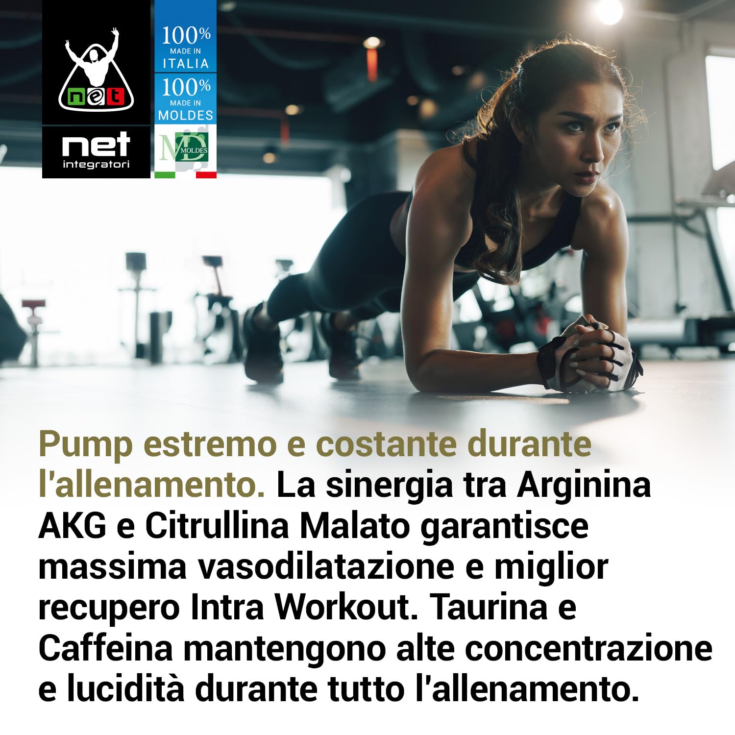 Net Integratori NOB 7 – 180 compresse – Integratore Energetico Pre Workout e Booster di Ossido Nitrico con Arginina Citrullina Caffeina Vitamina B3
