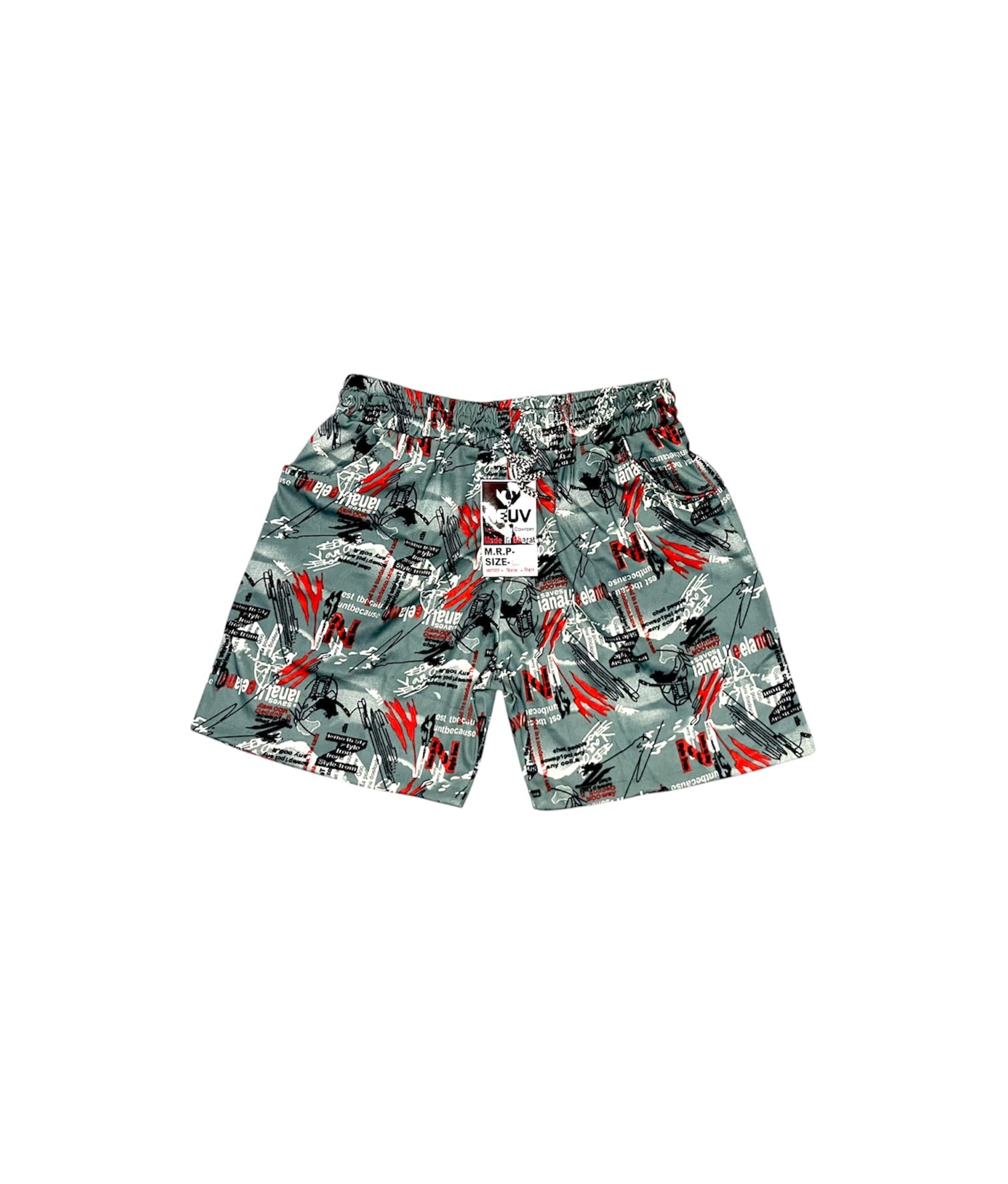 NEUV Imported Premium Lycra Printed Shorts (Digital Print)-picture-28