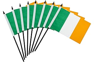 50-Pack Mini Irish Flags on Sticks Decorate Your Celebrations