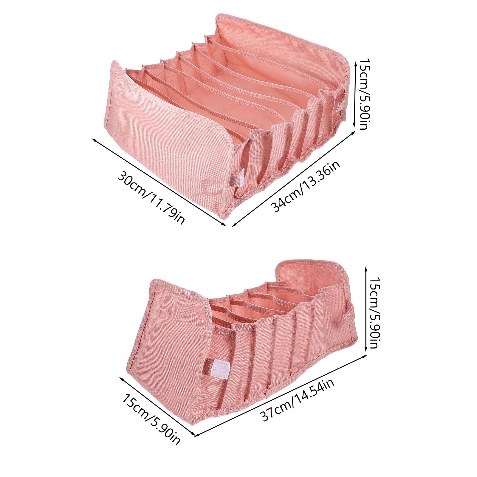 Divisores para Ropa Interior y Calcetines en Organizador Plegable, Caja Lavable Compartimentos para Bragas y Sujetadores